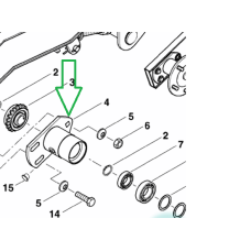 Вузол підшиника Optima Kverneland ACC859182 (АС859182)
